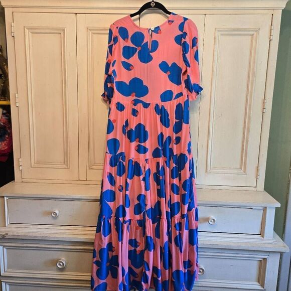 NWT Mister Zimi Maeve Dress Sapphire Blue Maxi  2 - Picture 12 of 12